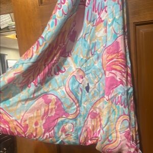 Lilly Pulitzer Flamingo Print Infinity Scarf